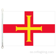 Guernsey flagga 90 * 150 cm 100% polyster